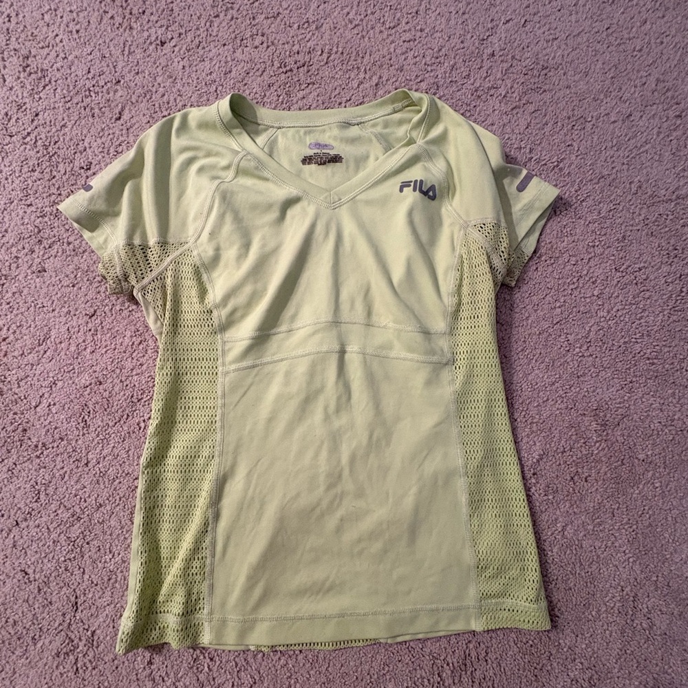 Fila Women's Mint Green Short Sleeve Tee